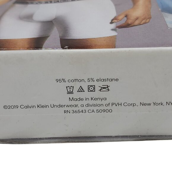 Calvin Klein Boxer Brief Size XL 3 Pack Cotton Stretch Blue Gray Variety Band - Picture 7 of 10